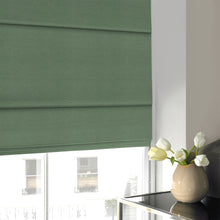 Load image into Gallery viewer, Alsea Fern Faux-Silk Roman Blind