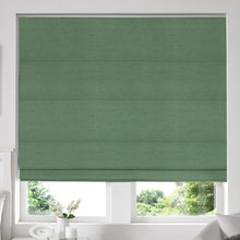 Load image into Gallery viewer, Alsea Fern Faux-Silk Roman Blind