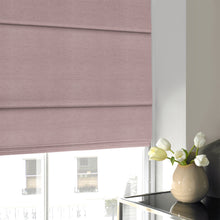 Load image into Gallery viewer, Alsea Rose Faux-Silk Roman Blind