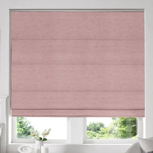 Load image into Gallery viewer, Alsea Rose Faux-Silk Roman Blind
