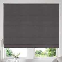 Load image into Gallery viewer, Alsea Slate Faux-Silk Roman Blind