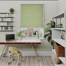 Load image into Gallery viewer, Soul Lime Green Blackout Pleated Blind