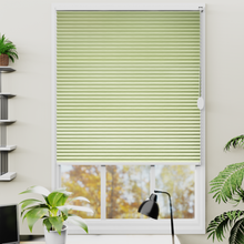 Load image into Gallery viewer, Soul Lime Green Blackout Pleated Blind