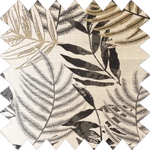 Load image into Gallery viewer, Forest Leaf Grey Fully Lined Roman Blind