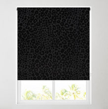 Load image into Gallery viewer, Black Leopard Thermal Blackout Roller Blind
