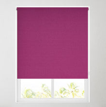 Load image into Gallery viewer, Ara Cerise Textured Thermal Blackout Roller Blind