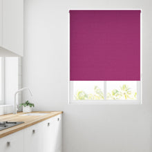 Load image into Gallery viewer, Ara Cerise Textured Thermal Blackout Roller Blind