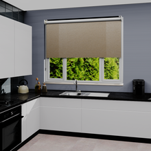Load image into Gallery viewer, Shima Lustre Black Out Roller Blind