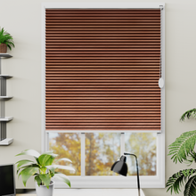 Load image into Gallery viewer, Soul Merlot Red Blackout Pleated Blind