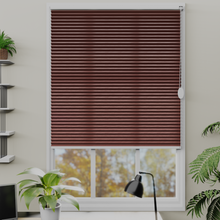 Load image into Gallery viewer, Nina Merlot Pleated Blind