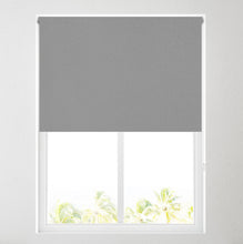 Load image into Gallery viewer, Grey Madison Thermal Blackout Roller Blind
