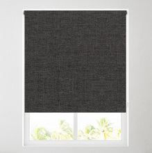 Load image into Gallery viewer, Quebec Charcoal Thermal Blackout Roller Blind