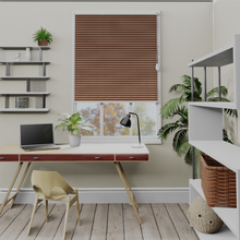Load image into Gallery viewer, Soul Rouge Red Blackout Pleated Blind