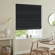 Load image into Gallery viewer, Isla Charcoal Roman Blind