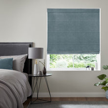 Load image into Gallery viewer, Freya Teal Roman Blind