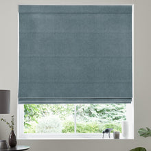 Load image into Gallery viewer, Freya Teal Roman Blind