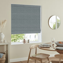 Load image into Gallery viewer, Freya Slate Roman Blind
