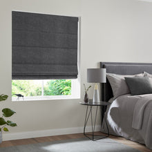 Load image into Gallery viewer, Freya Smoke Roman Blind
