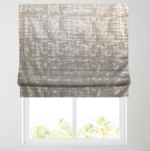 Load image into Gallery viewer, Silver Metallic Lined Roman Blind
