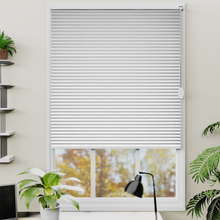 Load image into Gallery viewer, Soul Snowdrop White Blackout Pleated Blind
