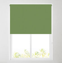 Load image into Gallery viewer, Sage Green Thermal Blackout Roller Blind