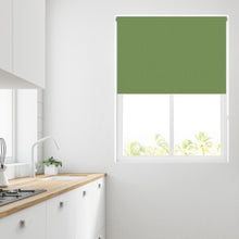 Load image into Gallery viewer, Sage Green Thermal Blackout Roller Blind