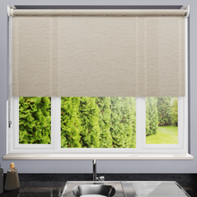 Load image into Gallery viewer, Devon Sand Dim Out Roller Blind