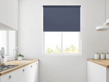 Load image into Gallery viewer, Bella Indigo Blue Blackout Roller Blind