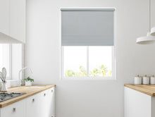 Load image into Gallery viewer, Bella Mirage Grey Blackout Roller Blind