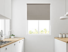Load image into Gallery viewer, Bella Taupe Blackout Roller Blind