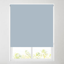 Load image into Gallery viewer, Steel Blue Thermal Blackout Roller Blind