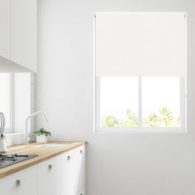 Load image into Gallery viewer, White Thermal Blackout Roller Blind