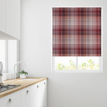 Load image into Gallery viewer, Scotch Red Check Daylight Roller Blind