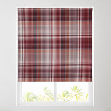 Load image into Gallery viewer, Scotch Red Check Daylight Roller Blind