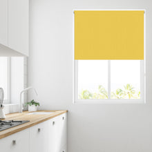 Load image into Gallery viewer, Yellow Thermal Blackout Roller Blind