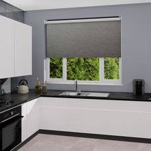 Load image into Gallery viewer, Shima Zinc Black Out Roller Blind