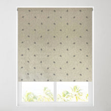 Load image into Gallery viewer, Bees Linen Thermal Blackout Roller Blind