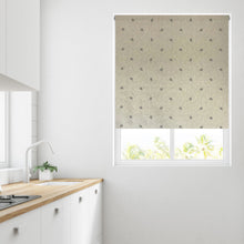 Load image into Gallery viewer, Bees Linen Thermal Blackout Roller Blind