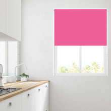Load image into Gallery viewer, Candy Pink Thermal Blackout Roller Blind