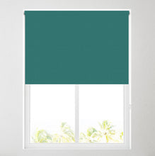 Load image into Gallery viewer, Dark Teal Thermal Blackout Roller Blind