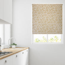 Load image into Gallery viewer, Ditsy Floral Mustard Daylight Roller Blind