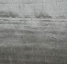 Load image into Gallery viewer, Silver Faux Silk blackout Lined Roman Blind