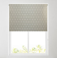 Load image into Gallery viewer, Natural Geometric Daylight Roller Blind