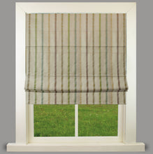 Load image into Gallery viewer, Pastel Stripe Lined Roman Blind