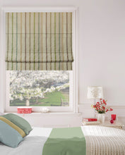 Load image into Gallery viewer, Pastel Stripe Lined Roman Blind