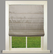 Load image into Gallery viewer, Pin-Tuck Natural Lined Roman Blind