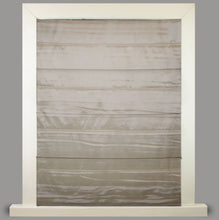 Load image into Gallery viewer, Pin-Tuck Natural Lined Roman Blind