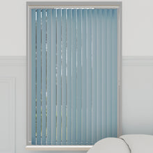 Load image into Gallery viewer, Bella Britanny Blue Blackout Vertical Blinds