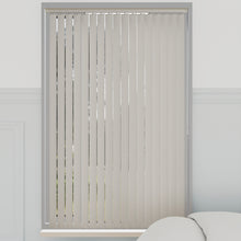 Load image into Gallery viewer, Bella Paper Natural Blackout Vertical Blinds