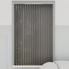 Load image into Gallery viewer, Bella Rock Charcoal Blackout Vertical Blinds